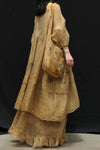 Mutedance 24 Spring/Summer Silk Loose Cardigan Dress MD-MD24SS35-G gold PM142